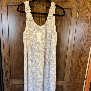 Mango Flowers Cotton Dress - NWT